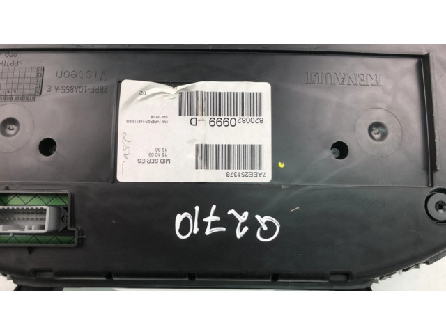 Панель приборов 8200820999D Renault Clio III