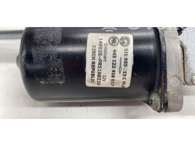 Моторчик дворников 5J1955023D Skoda Fabia Mk2 (5J)