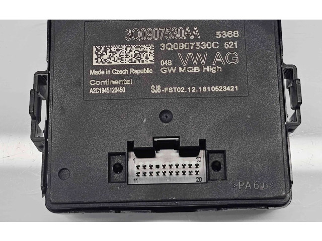 Блок комфорта 3Q0907530   Skoda Superb B8 (3V)   