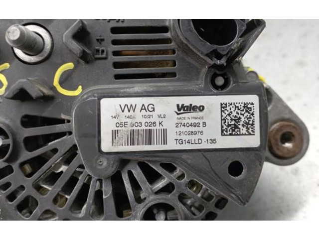 Генератор 05E903026K, 121028976 Skoda Scala