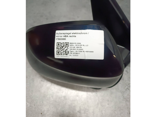 Зеркало (управляемое электричеством) 7260074   BMW iX3 G08