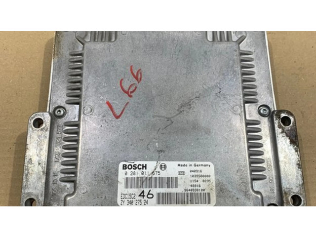 Řídící jednotka 9640938180, 0281011675 Suzuki XL7 I 2003