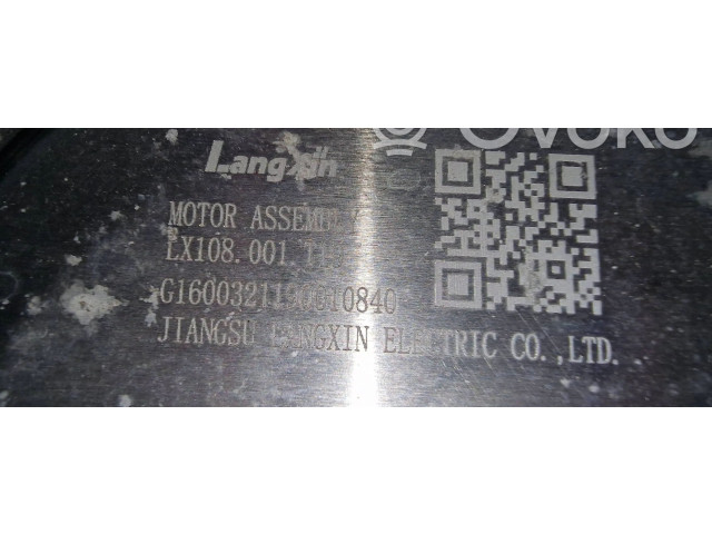 Вентилятор радиатора LX108001T19, G1600321190010840 Tesla Model 3