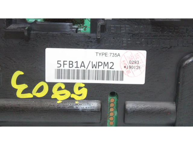 Přístrojová deska Nissan Micra 2016 5FB1AWPM2