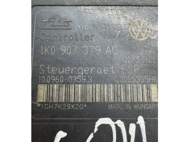 Блок АБС 1K0907379AC, 10096003593   Skoda  Octavia Mk3 (5E)  2013 - 2019 года