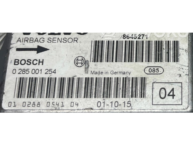 Блок подушек безопасности 8645271, 010288054104   Volvo S60