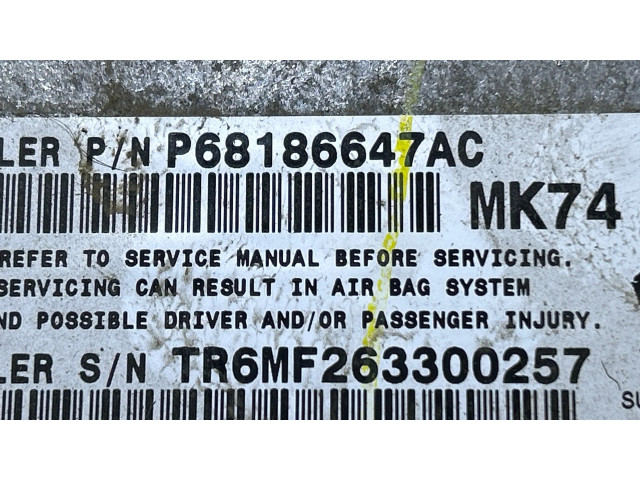Блок подушек безопасности P68186647AC, TR68F263300257 Jeep Patriot