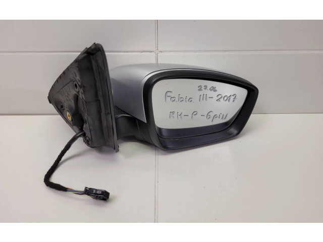 Зеркало электрическое Skoda Fabia Mk3 (NJ) 2015 - 2021 года