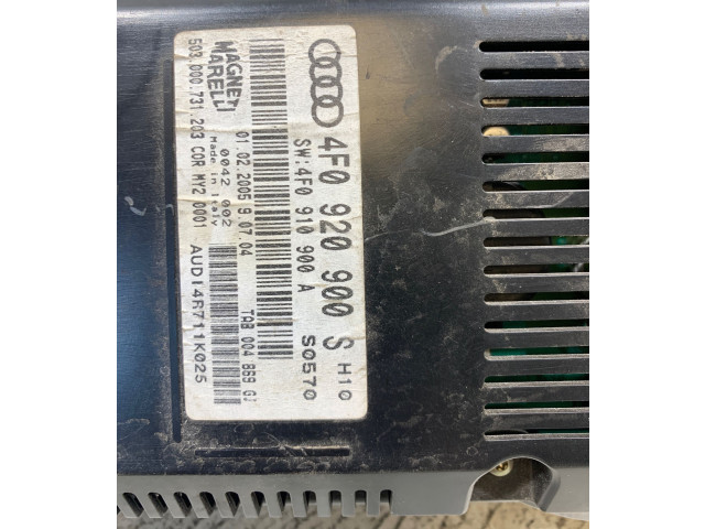 Панель приборов 4F0920900S, 4F0910900A   Audi A6 S6 C6 4F       