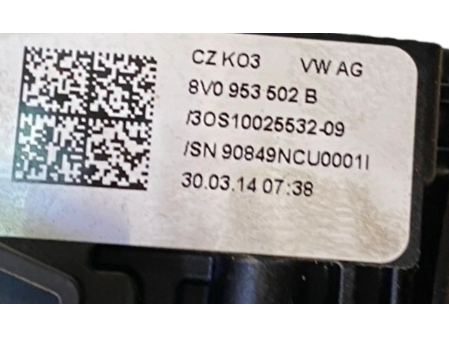 Подрулевой шлейф SRS 8V0953521BP, 8V0953502B   Audi A3 S3 8V