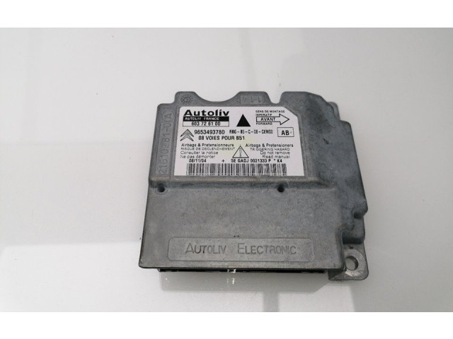 Блок управления климат-контролем 9653493780, 603726100 Citroen C4 I