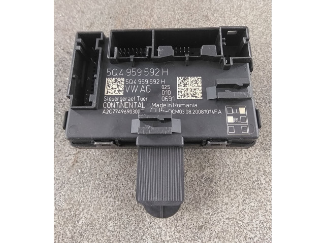 Блок комфорта 5Q4959592H, 5Q4959592H   Skoda Octavia Mk4   