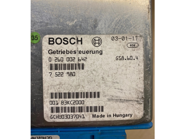 Блок управления коробки передач 3056117, 72126967481   BMW Z4 E85 E86