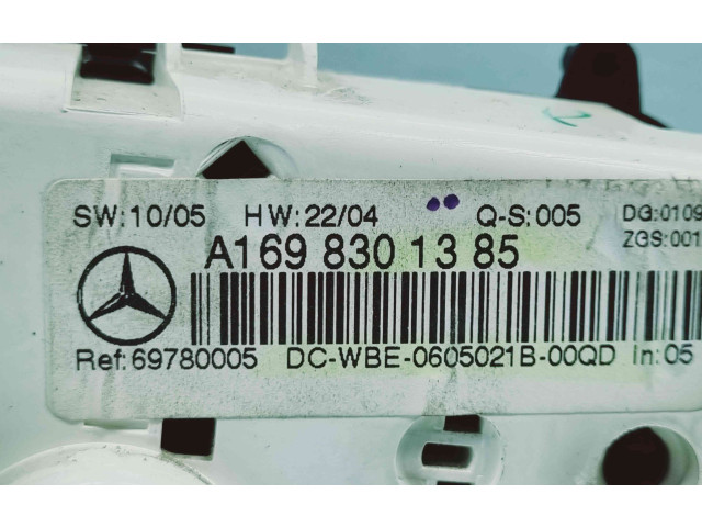 Блок управления климат-контролем A1698301385   Mercedes-Benz A W168