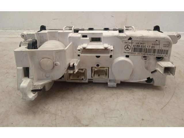 Блок управления климат-контролем A1698301785 Mercedes-Benz A W169