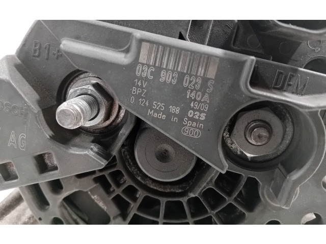 Генератор 03C903023S Audi A3 S3 A3 Sportback 8P