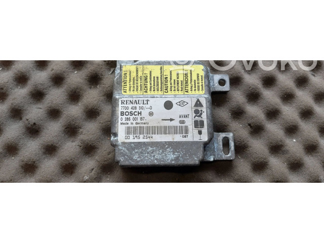 Блок подушек безопасности 7700428310, 0285001157 Renault Clio II