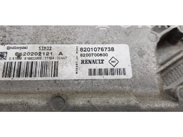 Блок управления двигателя 8201076738, 8201076738 Renault Twingo II