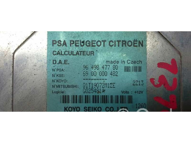 Řídící jednotka 9649847780 Citroen C3 Pluriel 2003