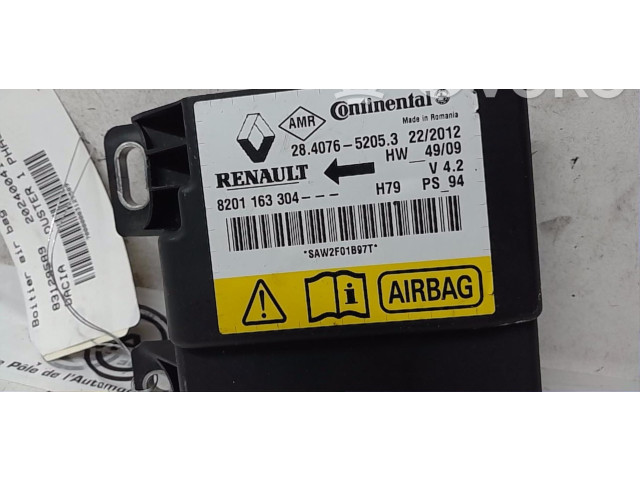 Блок подушек безопасности 8201385569 Dacia Duster