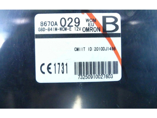 Блок комфорта 8670A029, IMPRK1298460 Mitsubishi ASX