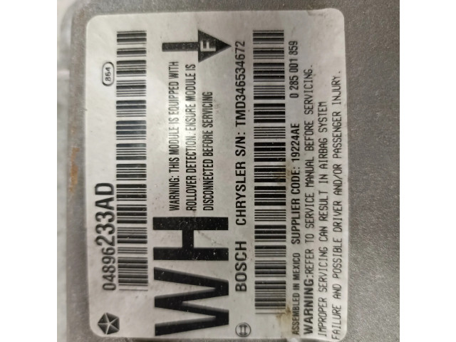 Блок подушек безопасности 04896233AD, TMD346534672   Jeep Grand Cherokee (WK)