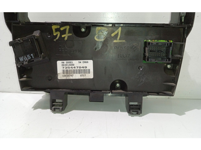 Блок управления климат-контролем 735447949 Fiat Grande Punto