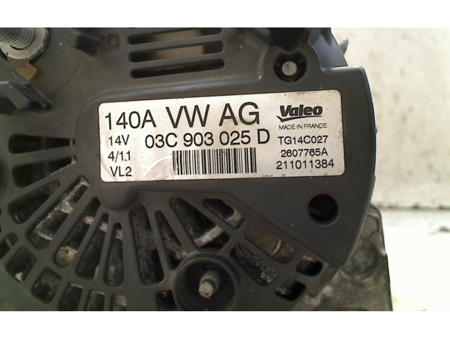 Генератор 03C903025D, 03C903025D Volkswagen Golf VI