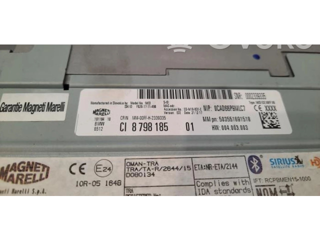 Радио/ проигрыватель CD/DVD / навигация 65128798185   Mini One - Cooper F56 F55       