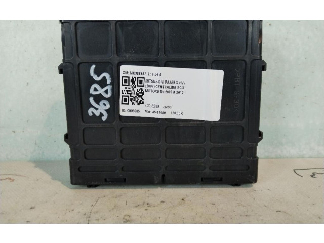 Řídící jednotka MK386857, 4M41450 Mitsubishi Pajero 2007