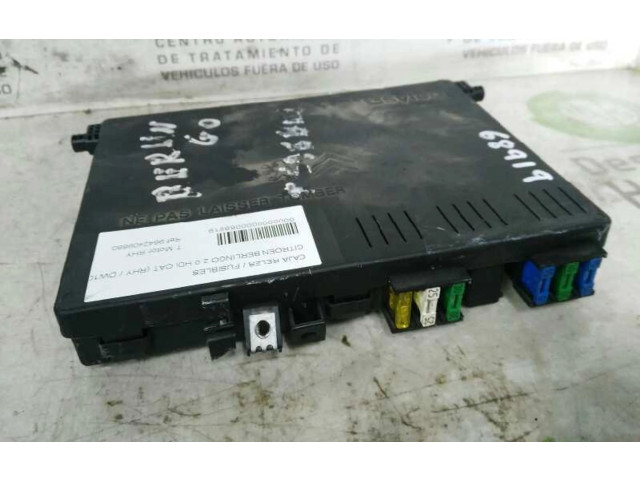 Pojistková skříňka 9642409880, 0090012 Citroen Berlingo 2001