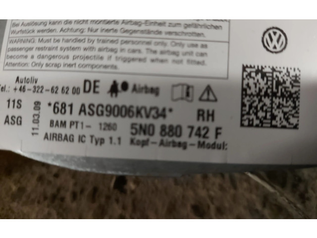 Боковая подушка безопасности 5N0880742L   Volkswagen Tiguan