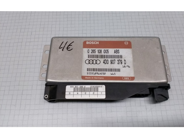 Блок управления АБС 0265108005, 4D0907379D   Audi A6 S6 C5 4B
