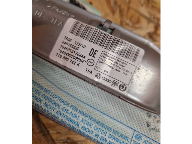 Боковая подушка безопасности 1T0880742K, 34015582F   Volkswagen Touran II