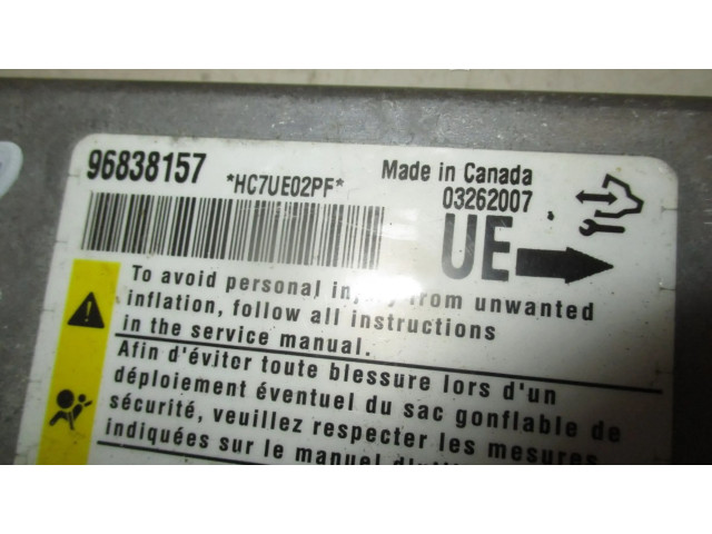 Блок подушек безопасности 96838157 Chevrolet Captiva