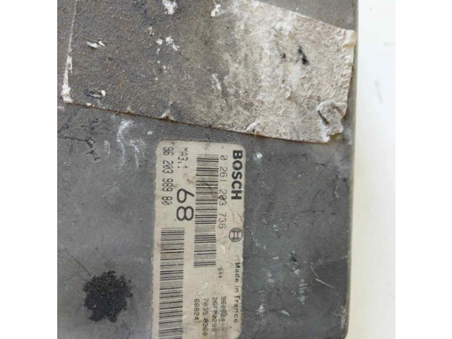 Řídící jednotka 0261203736, CENTRALITAMOTORUCE Peugeot 106