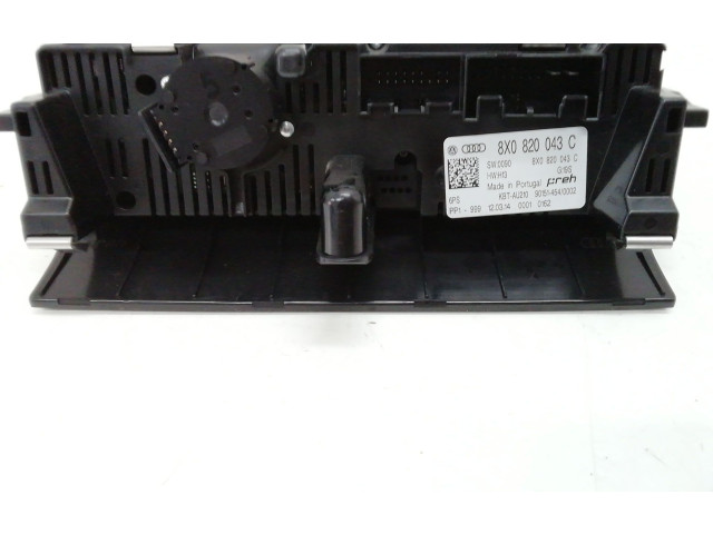 Блок управления климат-контролем 8X0820043C, 8X0820043C   Audi A1