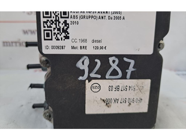 Блок АБС 4F0910517AK, 4F0910517AK   Audi  A6 S6 C6 4F  2004 - 2011 года