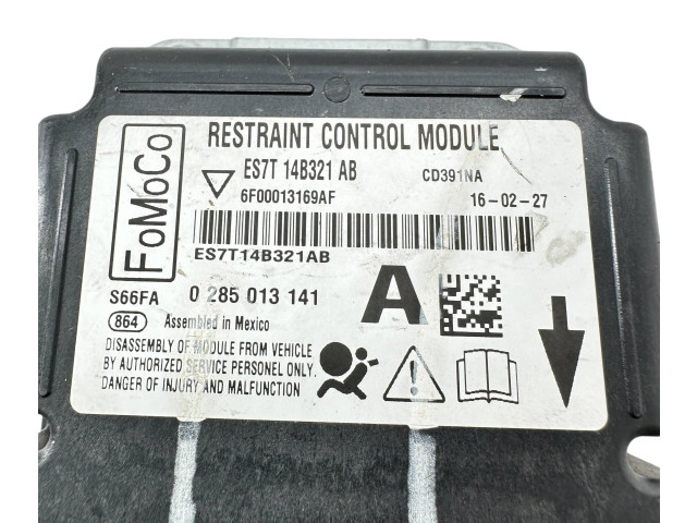 Блок подушек безопасности ES7T14B321AB, 0285013141   Ford Fusion II