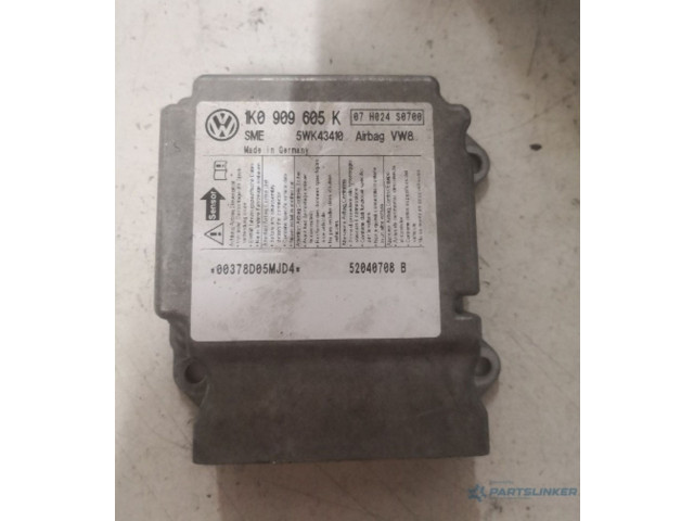 Блок подушек безопасности 1k0909605k Skoda Octavia Mk2 (1Z)