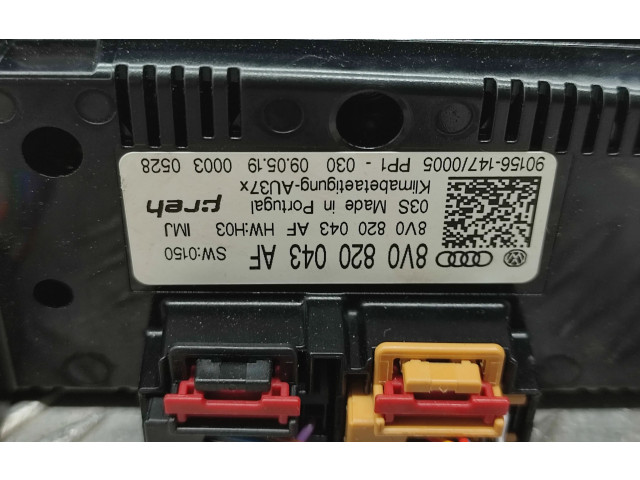 Блок управления климат-контролем 8V0820043AF   Audi A3 S3 8V