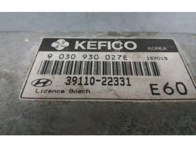 Řídící jednotka 3911022331 Hyundai Accent