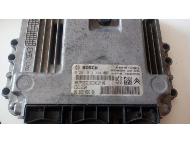 Řídící jednotka 9666986680, 0281013334   Citroen C4 I Picasso 2010