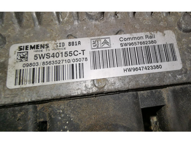 Řídící jednotka 9657662380, 9647423380 Citroen Berlingo 2004