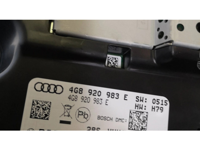 Панель приборов 4G8920983E, 0263672158 Audi A6 C7