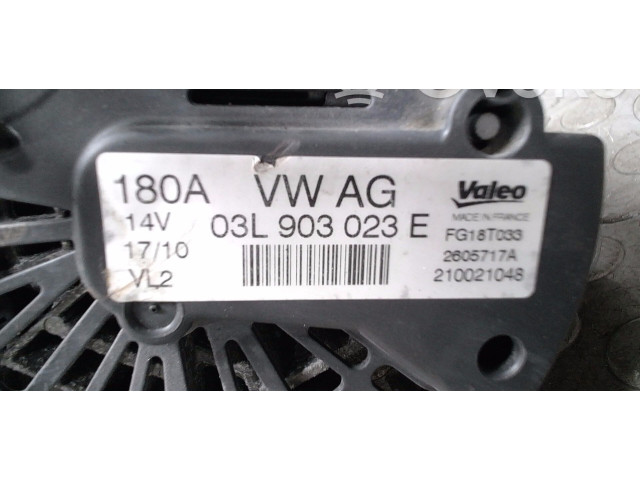 Генератор 03L903023E, 03L903024J   Volkswagen PASSAT B6      
