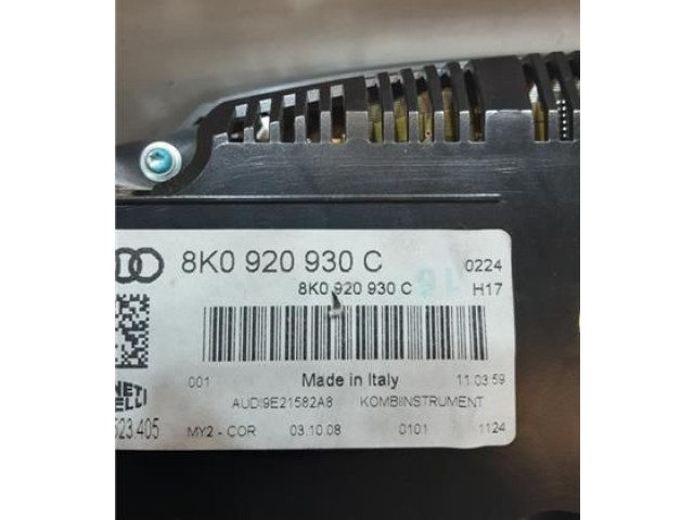 Панель приборов 8K0920930C, 8K0920930C Audi A4 Allroad