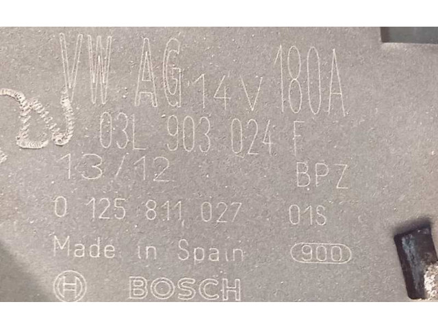 Генератор 03L903024F, 0125811027   Volkswagen Passat Alltrack      