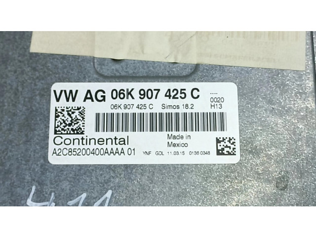 Блок управления двигателя 06K907425C Volkswagen Jetta VI