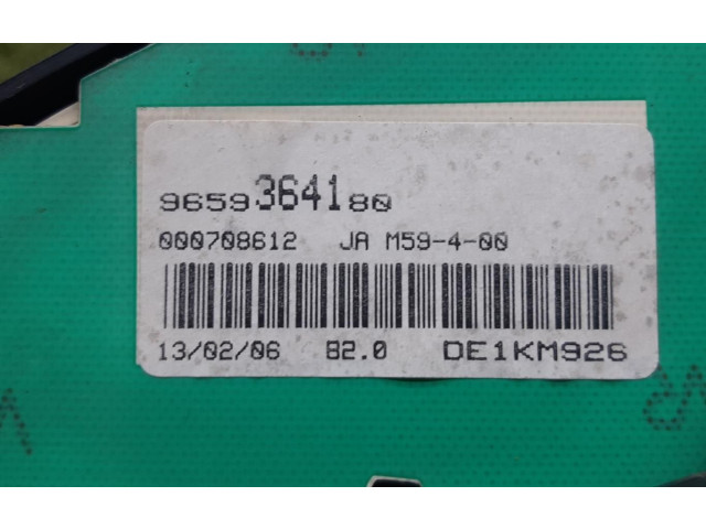 Přístrojová deska  Citroen Berlingo 2006 9659364180  